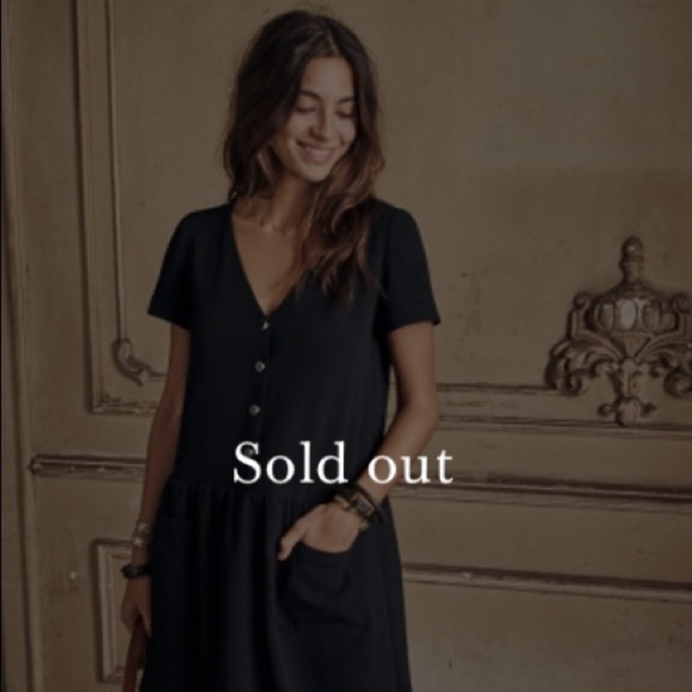 🆕 Sézane Lena Dress Sz 38 - Picture 8 of 8